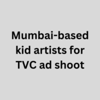 Mumbai-based kid artists for TVC ad shoot