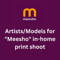 ArtistsModels for Meesho in-home print shoot