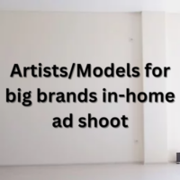 ArtistsModels for big brands in-home ad shoot