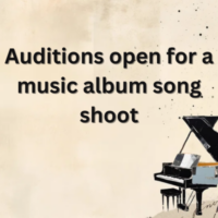 Auditions open for a music album song shoot