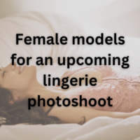 Female models for an upcoming lingerie photoshoot