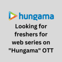 Looking for freshers for web series on Hungama OTT