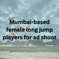 Mumbai-based female long jump players for ad shoot