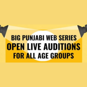 Auditions open for a big Punjabi web series