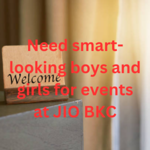 Need smart-looking boys and girls for events
