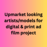 Upmarket looking artists for digital & print ad film project