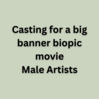 Casting for a big banner biopic movie