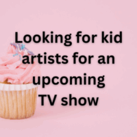 Looking for kid artists for an upcoming TV show