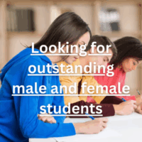 Looking for outstanding male and female students