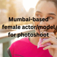 Mumbai-based female actormodel for photoshoot
