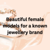 Beautiful female models for a known jewellery brand