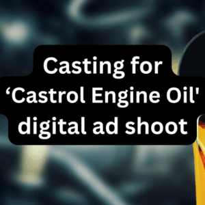 Casting for 'Castrol Engine Oil' digital ad shoot