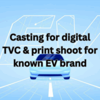 Casting for digital TVC & print shoot for known EV brand