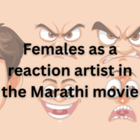 Females as a reaction artist in the Marathi movie 