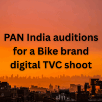 PAN India auditions for a Bike brand digital TVC shoot