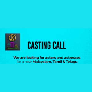 Actors and actresses for a new Malayalam, Tamil & Telugu film