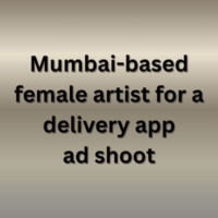 Mumbai-based female artist for a delivery app ad shoot