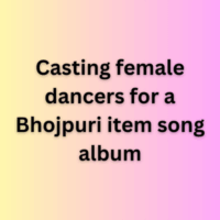 Casting female dancers for a Bhojpuri item song album